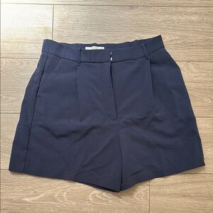 Abercrombie & Fitch Blue Shorts Tailored Cotton Blend